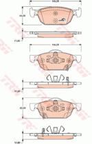 TRW GDB3476 - PASTILLAS DE FRENO