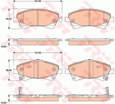 TRW GDB3479 - PASTILLAS DE FRENO