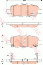 TRW GDB3508 - PASTILLAS DE FRENO
