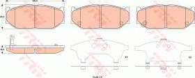 TRW GDB3522 - PASTILLAS DE FRENO
