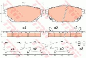 TRW GDB3611 - PASTILLAS DE FRENO