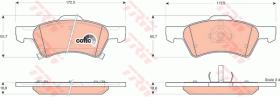 TRW GDB4129 - PASTILLAS DE FRENO