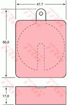 TRW GDB704 - PASTILLAS DE FRENO