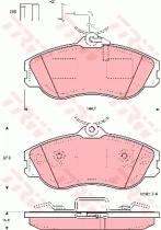 TRW GDB816 - PASTILLAS DE FRENO