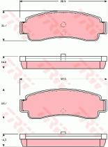 TRW GDB982 - PASTILLAS DE FRENO