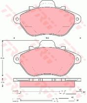 TRW GDB984 - PASTILLAS DE FRENO