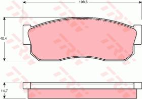 TRW GDB988 - PASTILLAS DE FRENO