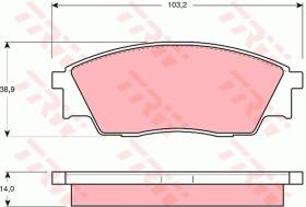 TRW GDB991 - PASTILLAS DE FRENO
