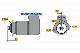 BOSCH 0001416002 - MOTOR DE ARRANQUE