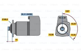 BOSCH 0001416003 - MOTOR DE ARRANQUE