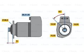 BOSCH 0001416009 - MOTOR DE ARRANQUE