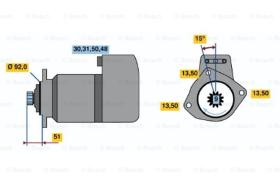 BOSCH 0001416010 - MOTOR DE ARRANQUE