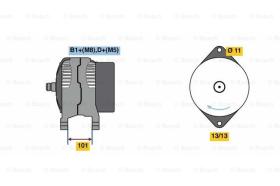 BOSCH 0124525203 - ALTERNADOR