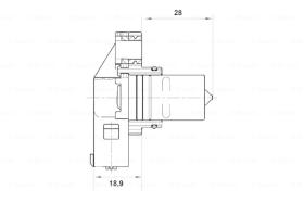 BOSCH 0265001187 - SENSOR GIRO DE RUEDA
