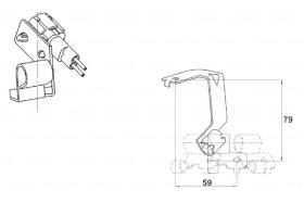 BOSCH 0265006671 - SENSOR GIRO DE RUEDA