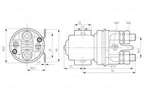 BOSCH 0333006017 - RELE DE CORRIENTE ELEVADA