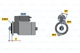 BOSCH 0986014761 - MOTOR DE ARRANQUE