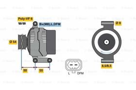 BOSCH 0986081120 - ALTERNADOR