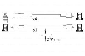 BOSCH 0986356741 - *HT IGNITION CABLE