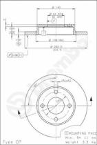 BREMBO 08385530 - DISCO FRENO