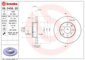 BREMBO 08545620 - DISCO FRENO