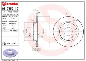 BREMBO 08735210 - DISCO DE FRENO