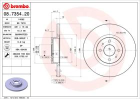 BREMBO 08735420 - DISCO DE FRENO