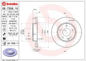 BREMBO 08735811 - DISCO DE FRENO