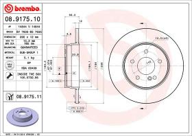 BREMBO 08917511 - DISCO DE FRENO