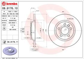 BREMBO 08917610 - DISCO DE FRENO