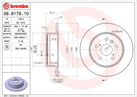 BREMBO 08917910 - DISCO DE FRENO