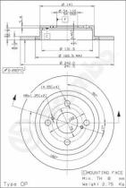 BREMBO 08918010 - DISCO DE FRENO