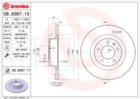 BREMBO 08936710 - DISCO DE FRENO