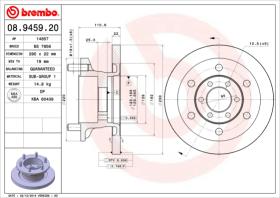 BREMBO 08945920 - DISCO DE FRENO