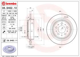 BREMBO 08946210 - DISCO DE FRENO