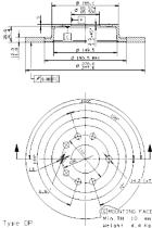 BREMBO 08951111 - DISCO DE FRENO