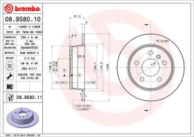 BREMBO 08958011 - DISCO DE FRENO