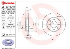 BREMBO 08971911 - DISCO DE FRENO