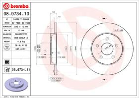 BREMBO 08973410 - DISCO DE FRENO
