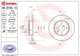 BREMBO 08973910 - DISCO DE FRENO