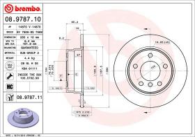 BREMBO 08978711 - DISCO DE FRENO