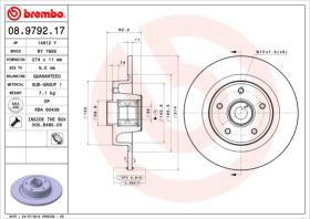 BREMBO 08979217 - DISCO DE FRENO