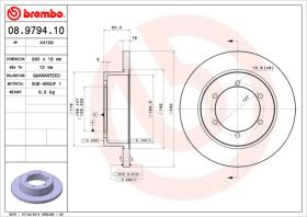 BREMBO 08979410 - DISCO NISSAN CABSTAR/RENAULT MAXITY
