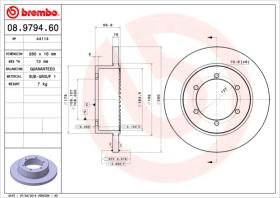 BREMBO 08979460 - DISCO NISSAN CABSTAR/RENAULT MAXITY
