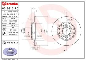 BREMBO 08991820 - DISCO DE FRENO