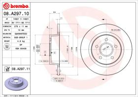 BREMBO 08A29710 - DISCO DE FRENO