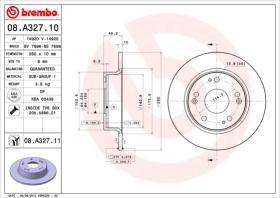 BREMBO 08A32710 - DISCO DE FRENO