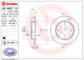 BREMBO 08A60710 - DISCO DE FRENO