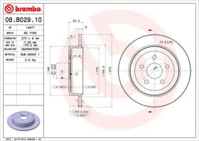 BREMBO 08B02910 - DISCO DE FRENO