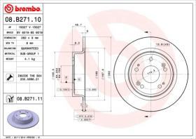BREMBO 08B27110 - DISCO DE FRENO